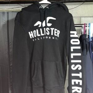 men’s black hollister hoodie